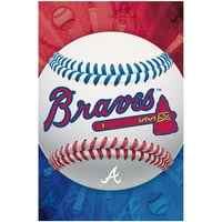 Atlanta Braves 23 34 Logo Duvar Posteri - Boyut Yok