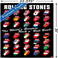 Trendler Uluslararası Rolling Stones Dergisi Izgara Duvar Posteri 22.375 34