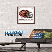 Cincinnati Bengals- Damla Kask Duvar Posteri, 14.725 22.375