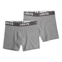 Levi's® Erkek Çocuk Pamuk Karışımı Boxer Külot İç Giyim, Beden S-XL