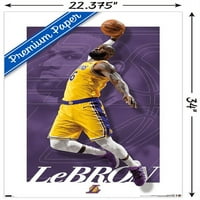 Los Angeles Lakers - LeBron James Duvar Posteri, 22.375 34