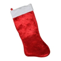 Northlight 36 Büyük Boy Kırmızı ve Beyaz Noel Çorabı