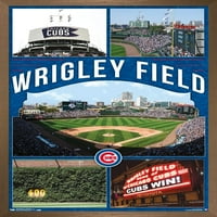 Chicago Cubs-Wrigley Alan Duvar Posteri, 22.375 34