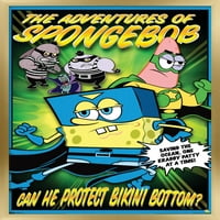 Nickelodeon Sünger Bob-Komik Duvar Posteri, 22.375 34