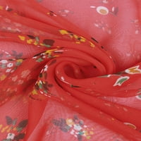 Benzersiz Pazarlık Uzun şifon Şal plaj eşarbı ipek eşarp Çiçek Baskı Eşarp Kadınlar için