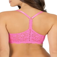 Kadın İmzalı Dantel Önü Kapalı Demi Push-Up Racerback Sütyen, StyleSA854