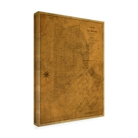 Kırmızı Atlas Tasarımları 'San Fran 1849' Tuval Sanatı