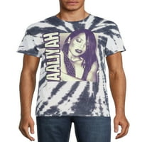 Aaliyah erkek ve Büyük erkek Batik kısa kollu grafikli tişört