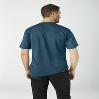 Hakiki Dickies erkek ve erkek Büyük ve Uzun Boylu Kısa Kollu Ekip Boyun Rahat Fit T-Shirt