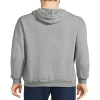 Athletic Works Erkek Polar Kazak Kapüşonlu Sweatshirt, Beden S-3XL