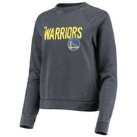 Kadın Heathered Kömür Golden State Warriors Bilgin Raglan Kazak Kazak