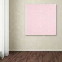 Jyotsna Warikoo tarafından Marka Güzel Sanatlar 'Woodgrain Pink' Tuval Sanatı