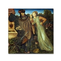 Ticari Marka Güzel Sanatlar 'King Mark ve La Belle Iseult' Edward Burne-Jones'un Tuval Sanatı