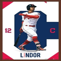 Cleveland Kızılderilileri - Francisco Lindor Posteri