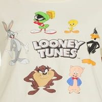 Looney Tunes Gençlerin Yıkanmış Grafik Baskılı Tişört