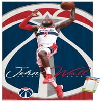Washington Wizards-John Duvar Premium Posteri ve Poster Montaj Paketi