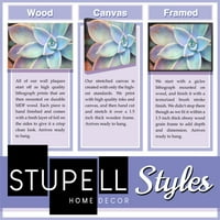 Stupell Industries, Gri Tuval Duvar Sanatı üzerine Şanslı Olmayan Büyüleyici El Yazısı Metni Kutsadı, 24, Design