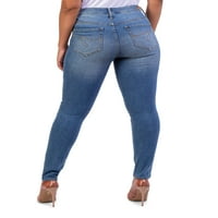 Jordache Kadın Yüksek Katlı Süper Skinny Jean
