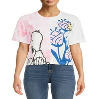 Snoopy Juniors'Grafik Bölünmüş Skimmer Tişört