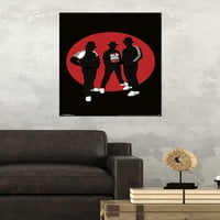 Run DMC-Minimalist Logo Duvar Posteri, 22.375 34