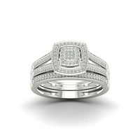 Ct TDW Pırlantanın Gümüş Gelin Yüzüğü