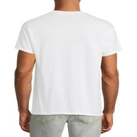 Mizah erkek ve Büyük erkek Nakit Şimdi kısa kollu grafikli tişört