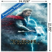 Marvel Sinematik Evren-Thor-Karanlık Dünya-Tek Sayfalık Duvar Posteri, 14.725 22.375