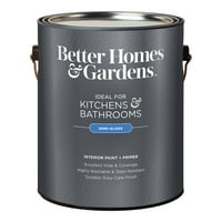 Better Homes & Gardens İç Cephe Boyası ve Astarı, Sandy Shores Bej, Galon, Yarı Parlak