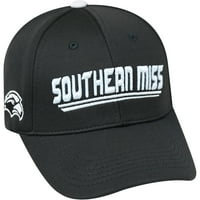 Güney Mississippi Üniversitesi Altın Kartallar Siyah Beyzbol Şapkası