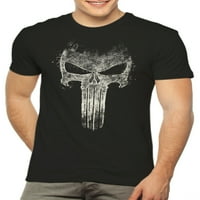 Punisher Kafatası erkek ve Büyük erkek grafikli tişört