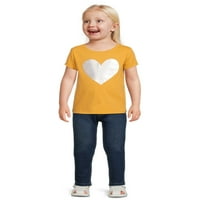 Garanimals Yürümeye Başlayan Kızlar Skinny Jeans, Bedenler - 5T