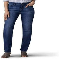 Lee® Kadın Fle Hareketi Rahat Fit Düz Bacak Jean