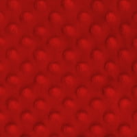 Shason Tekstil Yumuşak Kabarık Nokta Polar Kumaş, Kırmızı