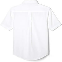 Fransız Tostu Husky Erkek okul üniforması Kısa Kollu Klasik Düğmeli Elbise Gömlek, Boyutları 10-20