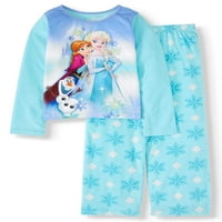 Frozen Kız Çocuk 2'li Pijama Uyku Seti