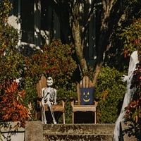 18 18 Sadece Papatya Cadılar Bayramı JackoLantern Polyester Kapalı Açık Yastık, Donanma Adet 1