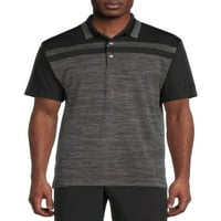 Ben Hogan erkek ve Büyük erkek Performans Colorblocked Golf Polo Gömlek Kısa Kollu