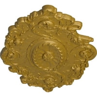 1 2 W 20 H 1 2P Strazburg Tavan Madalyonu, El Boyaması Firavunlar Altını