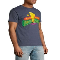 Power Rangers Morphin Zaman ve Klasik Logo erkek ve Büyük erkek grafikli tişört, 2'liPaket