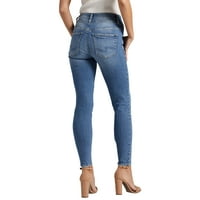 Gümüş Jeans A.Ş. Kadın Avery Yüksek Rise Skinny Jeans, Bel Boyutları 24-36