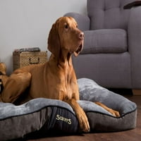 Scruffs® Chester Köpek Yatağı,% 100 Makinede Yıkanabilir, Peluş Astar, Kaymaz Taban - Grafit Grisi