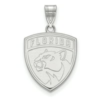 LogoArt NHL Florida Panterler Gümüş Büyük Kolye