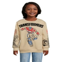 Transformers Erkek Uzun Kollu Bisiklet Yaka Sweatshirt, Beden 4-18