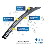 Goodyear Güvencesi WeatherReady + RepelMa Su İtici Cam Sileceği Bıçağı - 15