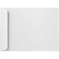 LUXPaper Açık Uçlu Zarflar, Parlak Beyaz, 50'li Paket