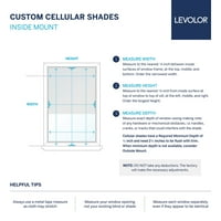 Custom Essentials Koleksiyonu, kablosuz ışık filtreleme hücresel gölge, açık gri, 35 Genişlik 72 Uzunluk