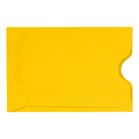 LUXPaper Kredi Kartı ve Hediye Kartları Kollu, lb, Ayçiçeği Sarısı, Paket, Boyut 1 2