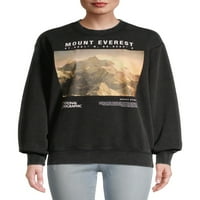 National Geographic Kadın Gençler Büyük Kanyon Grafik Polar Sweatshirt