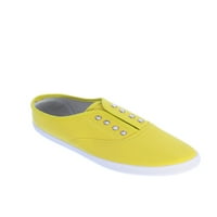 Sarı Renkte Spor Ayakkabı Üzerine Elmas Düz Slip Yenileyin