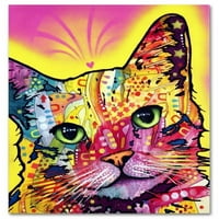 Dean Russo tarafından Marka Güzel Sanatlar Tilt Cat Tuval Sanatı